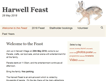 Tablet Screenshot of harwellfeast.com